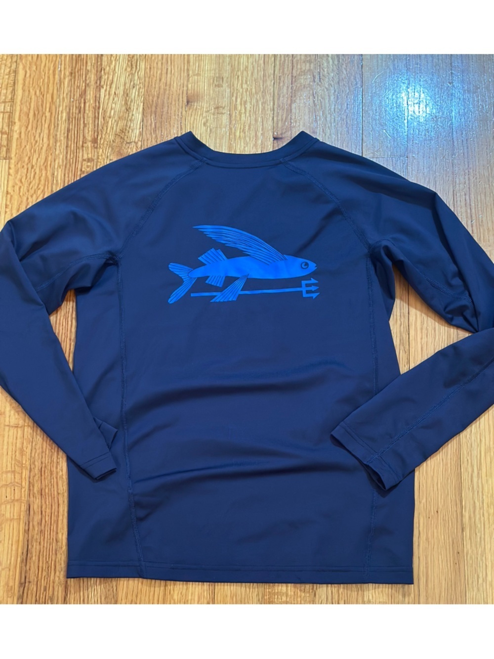 Patagonia Boys' Long-Sleeved Silkweight Cool Daily T-Shirt Size L 12 (f6)